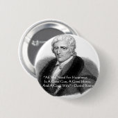 Daniel Boone Spaß Zitat gibt T-Shirts Karten etc. Button (Vorne & Hinten)