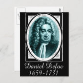 Daniel Defoe Postkarte (Vorne/Hinten)