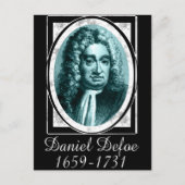 Daniel Defoe Postkarte (Vorderseite)
