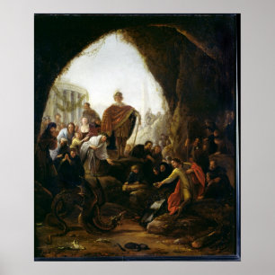 Daniel, der den Drachen von Baal tötet Poster