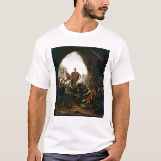 Daniel, der den Drachen von Baal tötet T-Shirt (Vorderseite)