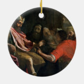 Daniel, der Nebuchadnezzars ersten Traum Keramikornament (Hinten)