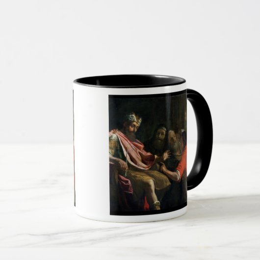 Daniel, der Nebuchadnezzars ersten Traum Tasse (VorderseiteRechts)