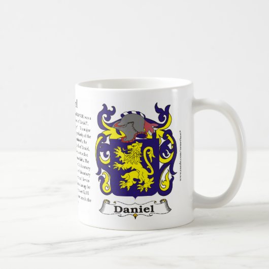 Daniel-Familien-Wappen Tasse (Rechts)