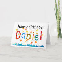 "Daniel" Geburtstags-Karte