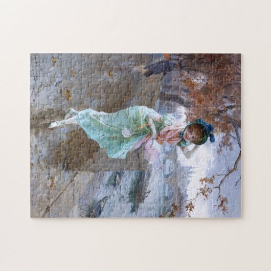 Daniel Hernández Morillo: Pariser Mädchen Puzzle (Horizontal)