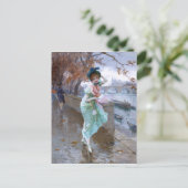 Daniel Hernández Morillo: Parisian Girl Postkarte (Stehend Vorderseite)