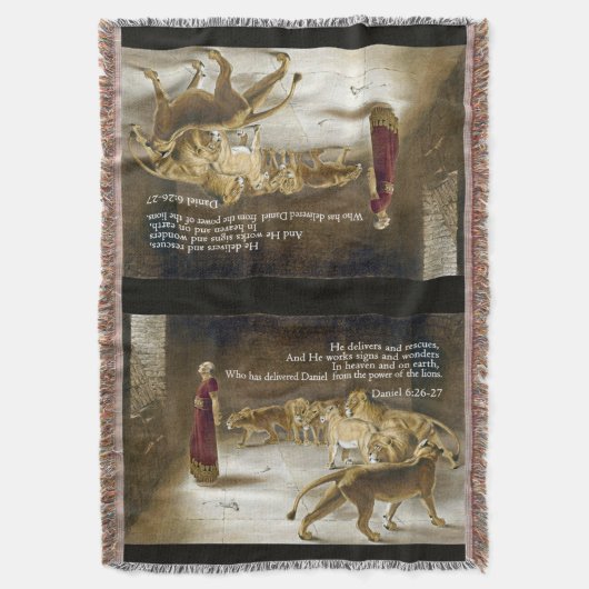 Daniel im die Höhlen-BibelScripture des Löwes Decke (Vorderseite Vertikal)