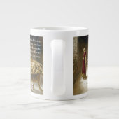 Daniel im Lions Den Bible Art Scripture Jumbo-Tasse (Rückseite)