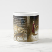 Daniel im Lions Den Bible Art Scripture Jumbo-Tasse (Vorderseite)