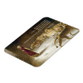 Daniel im Lions Den Bible Art Scripture Magnet (Linke Seite)