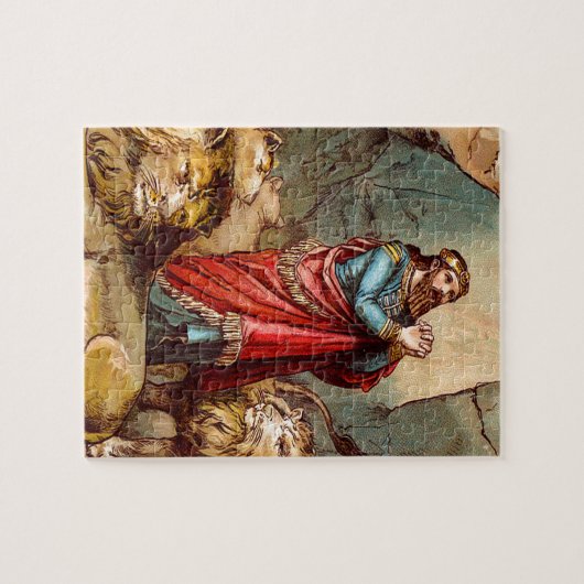 Daniel im Löwe ` s Höhle Puzzlespiel-Entwurf 2 Puzzle (Horizontal)