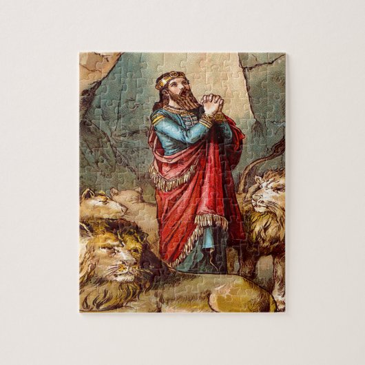 Daniel im Löwe ` s Höhle Puzzlespiel-Entwurf 2 Puzzle (Vertikal)