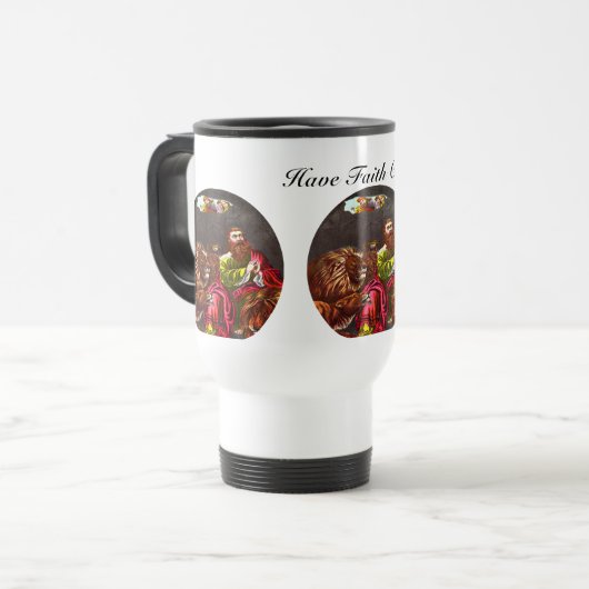 Daniel im Löwenbecher Reisebecher (Vorderseite Links)