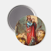 Daniel im Löwenmagnet Magnet (Vorderseite/Rückseite)