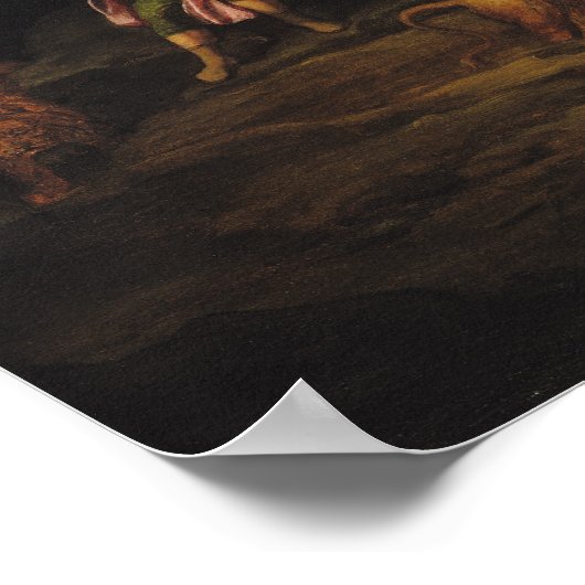 Daniel in den Den Lions Poster (Ecke)