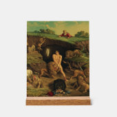 Daniel in den Lions' Den Acrylschild (Vorderseite)