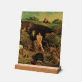 Daniel in den Lions' Den Acrylschild (Winkel)