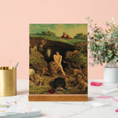 Daniel in den Lions' Den Acrylschild (Hochzeit)