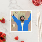 Daniel in den Lions' Den alt Napkins Serviette (Beispiel)