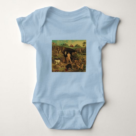 Daniel in den Lions' Den Baby Strampler (Vorderseite)