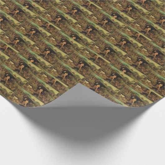 Daniel in den Lions' Den Geschenkpapier (Ecke)