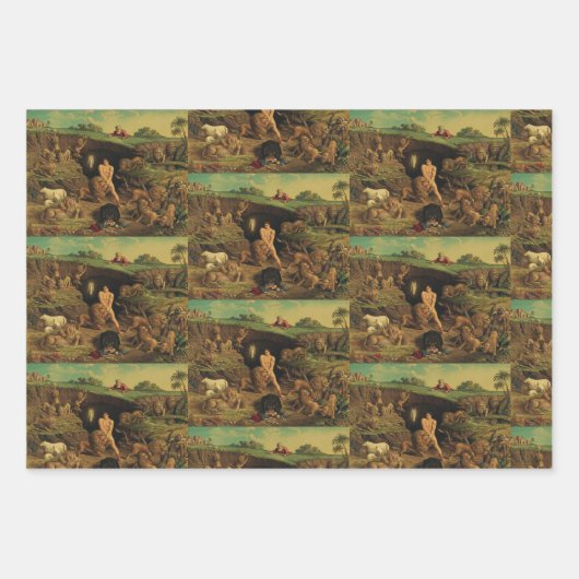 Daniel in den Lions' Den Geschenkpapier Set (Vorderseite 2)