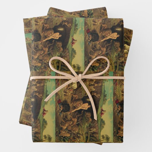 Daniel in den Lions' Den Geschenkpapier Set (Beispiel)