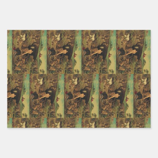 Daniel in den Lions' Den Geschenkpapier Set (Vorderseite)