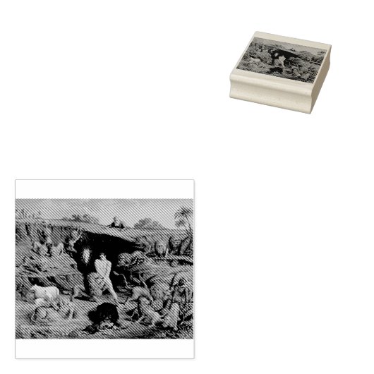 Daniel in den Lions' Den Gummistempel (Stempel)