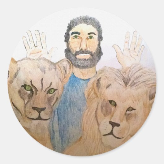 Daniel in den Lions' Den II Stickers (Vorderseite)