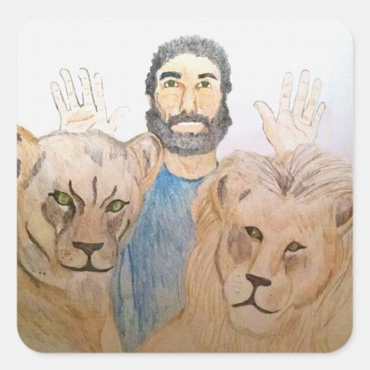 Daniel in den Lions' Den II Stickers (Vorderseite)