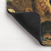 Daniel in den Lions' Den Mousepad (Ecke)