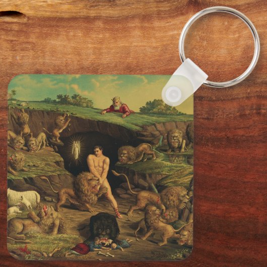 Daniel in den Lions' Den Schlüsselanhänger (Rückseite)