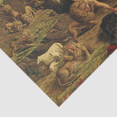 Daniel in den Lions' Den Seidenpapier (Ausschnitt)