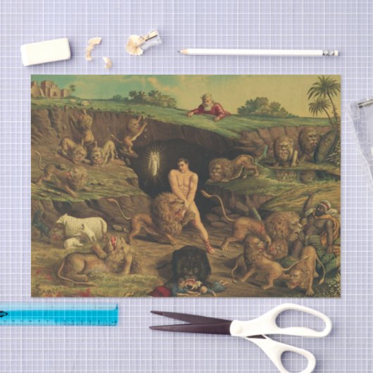 Daniel in den Lions' Den Seidenpapier (Handwerk)