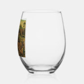 Daniel in den Lions' Den Weinglas Ohne Stiel (Rechts)