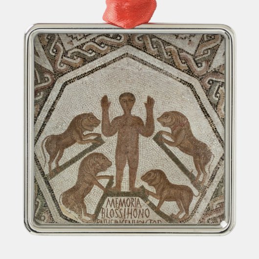 Daniel in der Höhle der Löwen Silbernes Ornament (Vorne)