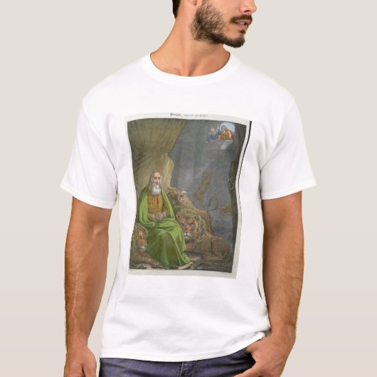 Daniel in der Höhle der Löwen, von einer Bibel T-Shirt (Vorderseite)