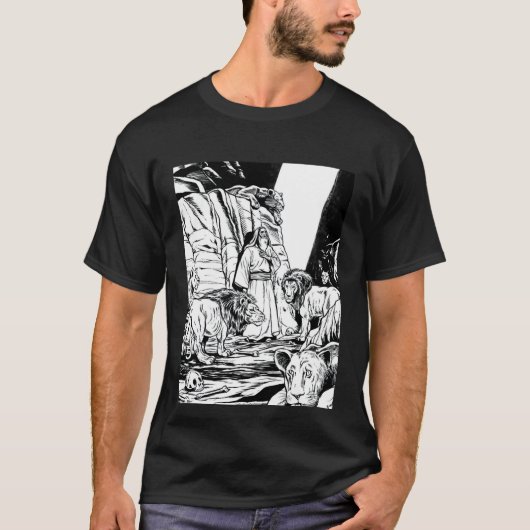 Daniel in der Höhle des Löwes T-Shirt (Vorderseite)