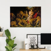 Daniel in der Lions Den Canvas Print Poster (Heimbüro)