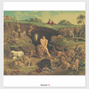 Daniel in der Löwengrube Aufkleber