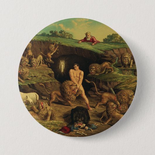 Daniel in der Löwengrube Button (Vorderseite)