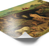 Daniel in der Löwengrube Fotodruck (Ecke)