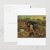 Daniel in der Löwengrube Postkarte (Vorne/Hinten)