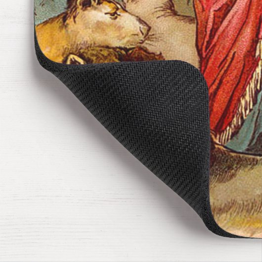 Daniel in der Löwenhöhle Mousepad (Ecke)