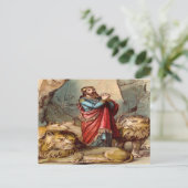 Daniel in der Löwenpostkarte Postkarte (Stehend Vorderseite)