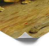 Daniel in Lions' Den von Briton Riviere Poster (Ecke)