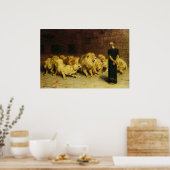 Daniel in Lions' Den von Briton Riviere Poster (Küche)