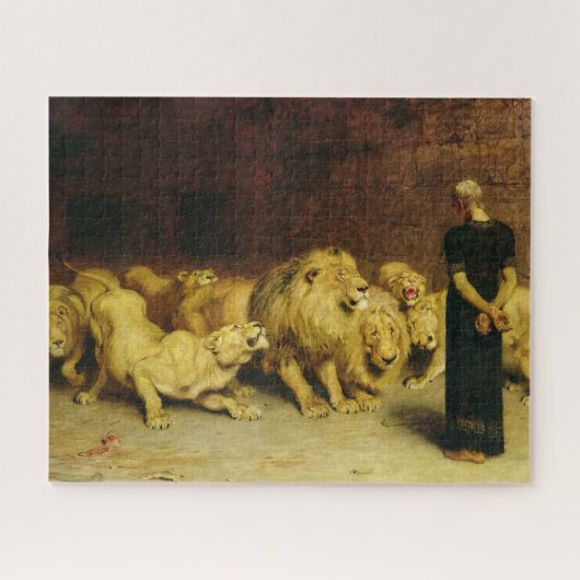 Daniel in Lions' Den von Briton Riviere Puzzle (Horizontal)